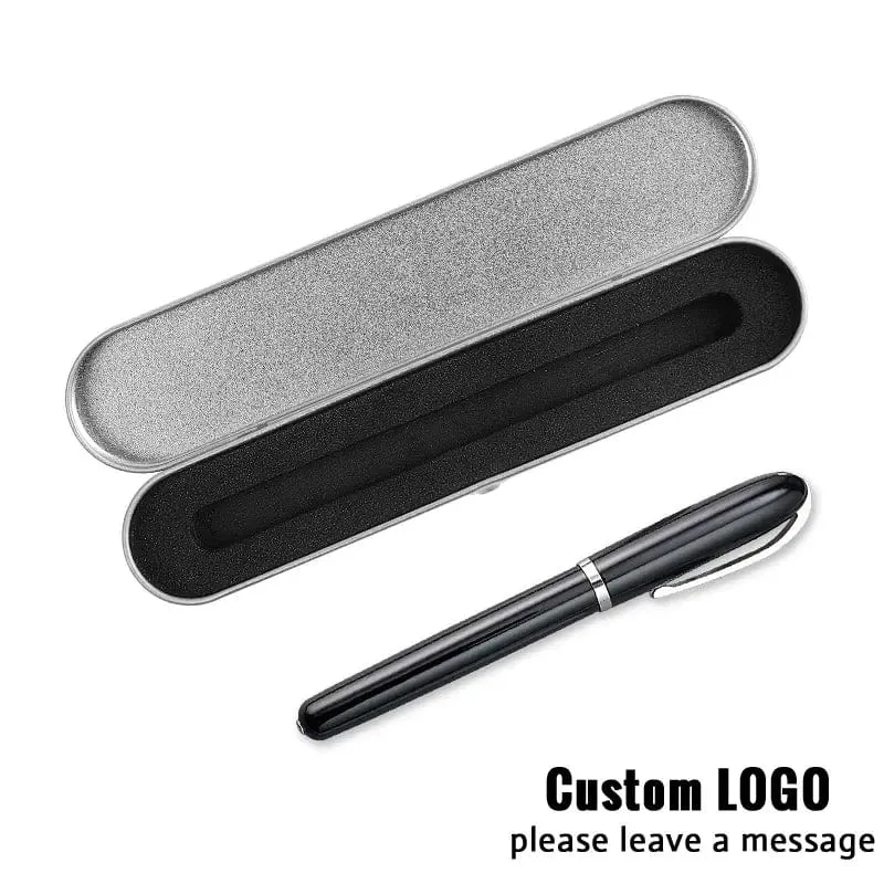 Exquisite Geschenkbox Kugelschreiber Set Business Individuelles Logo Bürozubehör Schüler Lehrer Geschenk Schreibstifte Schnitzen Name