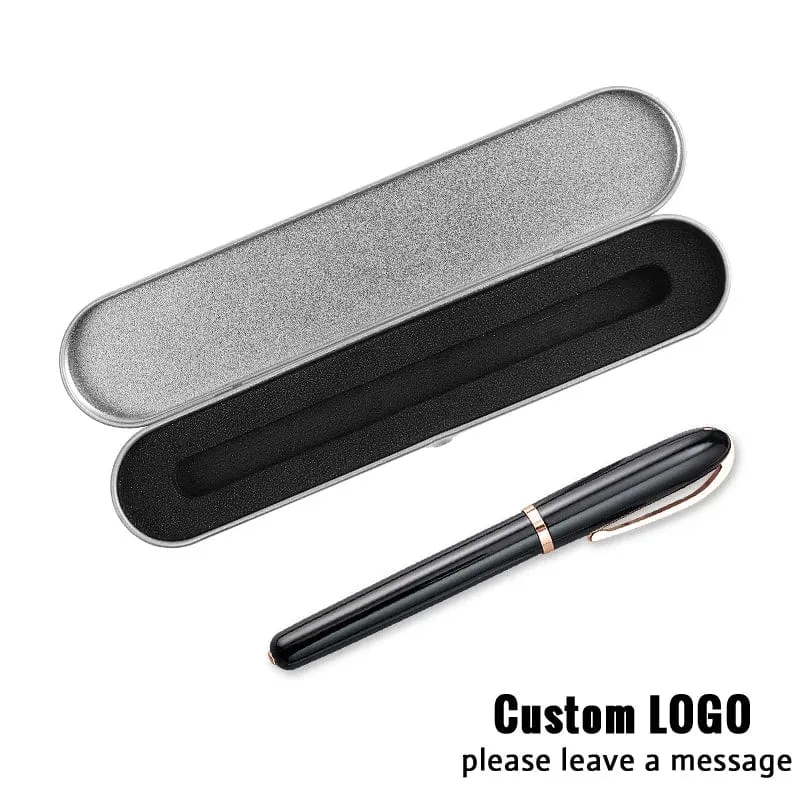 Exquisite Geschenkbox Kugelschreiber Set Business Individuelles Logo Bürozubehör Schüler Lehrer Geschenk Schreibstifte Schnitzen Name
