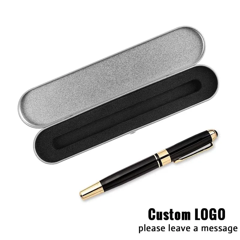 Exquisite Geschenkbox Kugelschreiber Set Business Individuelles Logo Bürozubehör Schüler Lehrer Geschenk Schreibstifte Schnitzen Name