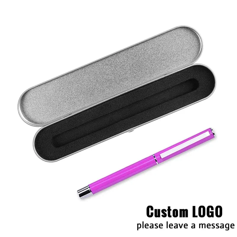 Exquisite Geschenkbox Kugelschreiber Set Business Individuelles Logo Bürozubehör Schüler Lehrer Geschenk Schreibstifte Schnitzen Name