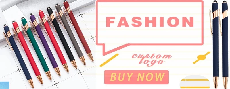 Exquisite Geschenkbox Kugelschreiber Set Business Individuelles Logo Bürozubehör Schüler Lehrer Geschenk Schreibstifte Schnitzen Name