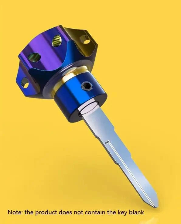 1PC Universal CNC Auto Motorrad Schlüssel Kopf Aluminium Legierung Titan Brennen Hex Schlüssel Bit Spitze Auto Dekoration Zubehör