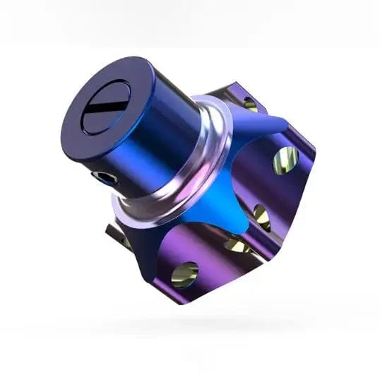 1PC Universal CNC Auto Motorrad Schlüssel Kopf Aluminium Legierung Titan Brennen Hex Schlüssel Bit Spitze Auto Dekoration Zubehör