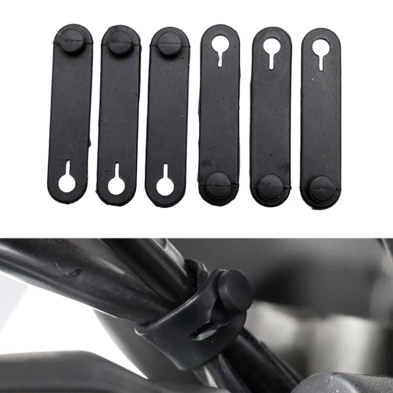 6 stücke Motorrad Gummi Rahmen Sicherung Kabel Kabelbaum Für Bmw R 1250 Gs Abenteuer Hornet Ktm Exc Zubehör