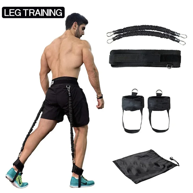 Fitness Bounce Trainer Seil Widerstand Bands Übung Ausrüstung Basketball Tennis Laufen Bein Kraft Agility Training Strap