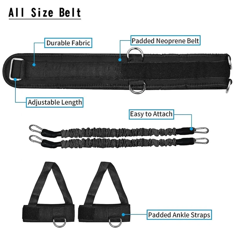 Fitness Bounce Trainer Seil Widerstand Bands Übung Ausrüstung Basketball Tennis Laufen Bein Kraft Agility Training Strap