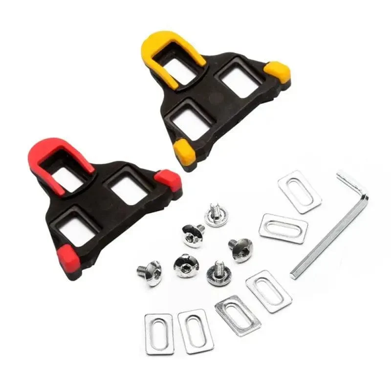 Rennrad-Pedal-SPD-Klampe für Shimano SPD-SL, abschließbare Fahrradpedal-Klampe für Shimano Sh11-Systemschuhe, 6-Grad-Float-Clip