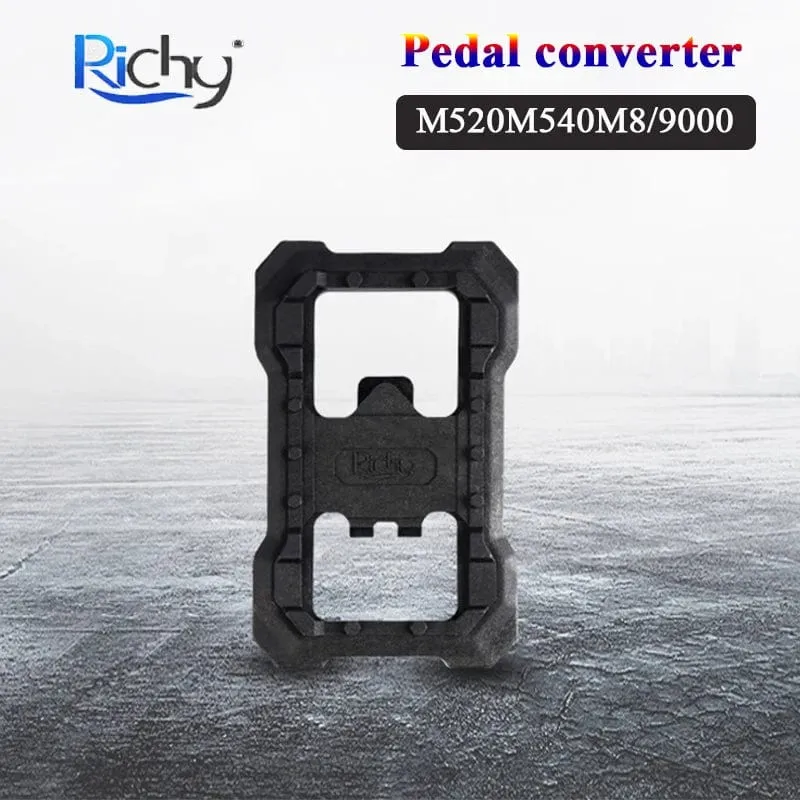 Richy 2 Stück langlebige Klickpedal-SPD-Fahrrad-Klickpedal-Plattformadapter für Shimano M520 M540 M8000 M9000 MTB-Pedale