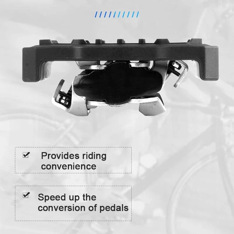 Richy 2 Stück langlebige Klickpedal-SPD-Fahrrad-Klickpedal-Plattformadapter für Shimano M520 M540 M8000 M9000 MTB-Pedale