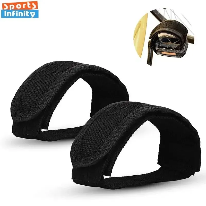 1 paar Fahrrad Pedal Riemen Nylon Kappe Clip Fuß Strap Gürtel Klebstoff Fahrrad Pedale Fixed Gear Rennrad Teile MTB Zubehör