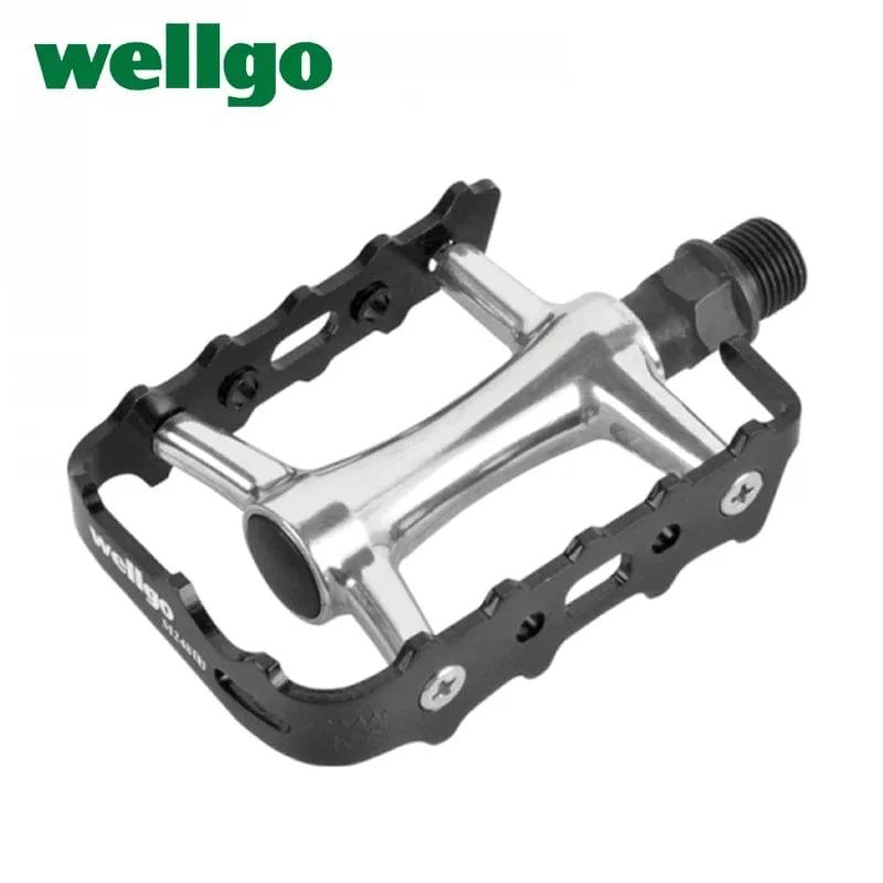 Wellgo M248DU Ultraleichte Aluminiumlegierung MTB Fahrrad Rennrad DU Kugellager Borstahl Spindel Fahrradpedal Fahrradteile
