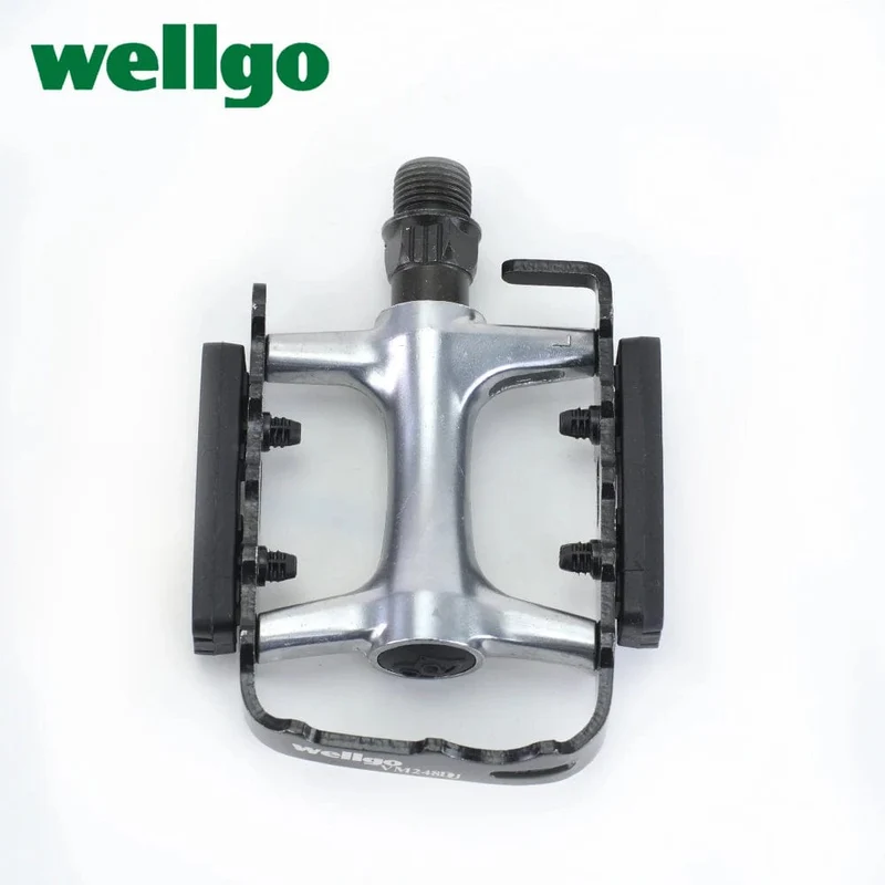 Wellgo M248DU Ultraleichte Aluminiumlegierung MTB Fahrrad Rennrad DU Kugellager Borstahl Spindel Fahrradpedal Fahrradteile