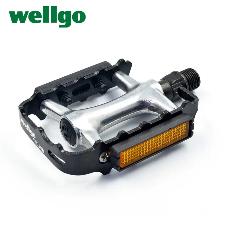 Wellgo M248DU Ultraleichte Aluminiumlegierung MTB Fahrrad Rennrad DU Kugellager Borstahl Spindel Fahrradpedal Fahrradteile