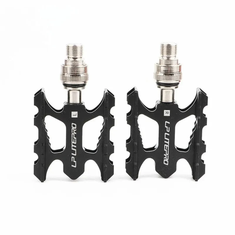 LP Litepro Faltrad Schnellspannpedal Ultraleichtes MTB-Rennrad aus Aluminiumlegierung rutschfest für Brompton Fnhon Fahrradpedal