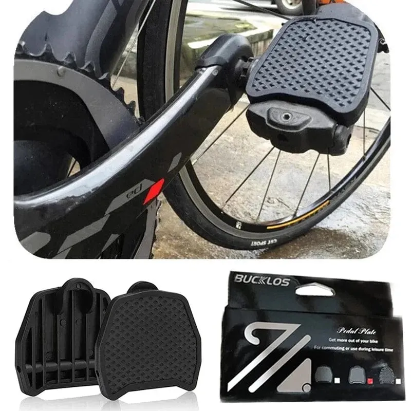 fit SPD-SL Pedale Adapter Flache Pedal Konverter für Shimano SPDL Rennrad System Platte für KEO Bike Klick Pedale Adapter
