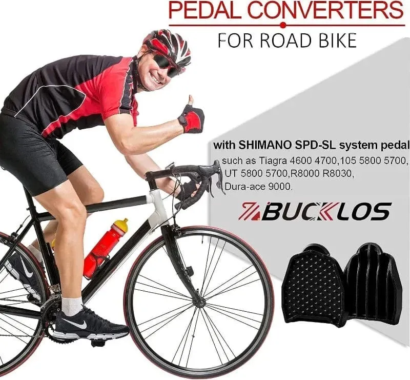 fit SPD-SL Pedale Adapter Flache Pedal Konverter für Shimano SPDL Rennrad System Platte für KEO Bike Klick Pedale Adapter