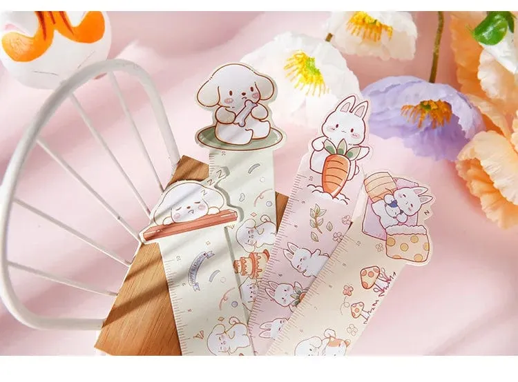 Mr. Paper 30 Teile/schachtel Niedliche Lesezeichen aus Papier mit Tiermotiv für Bücher, Lineal im Cartoon-Stil, Geschenkkarte, Lehrerbedarf, Schreibwaren