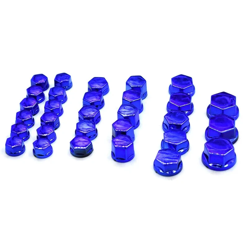 Universal 30 STÜCKE Motorrad Modellierung Überzug Mutter Dekorative Schraubverschluss Für Yamaha FZ1 FAZER FZ6 FZ6R FZ8 XJ6 MT01 MT03 MT-07 MT-09