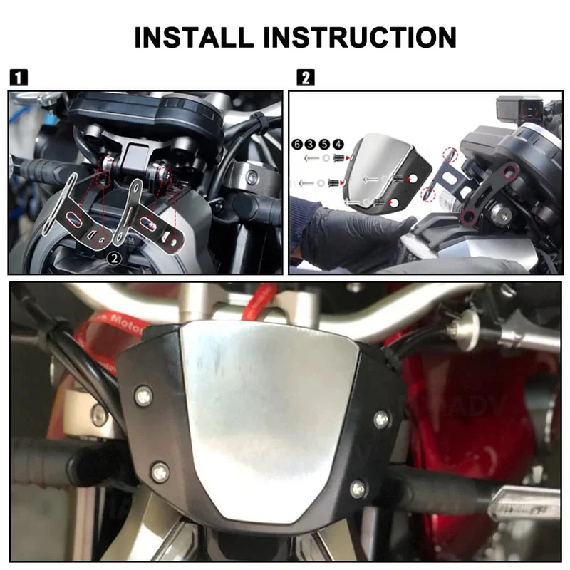 Cb650r Windschutzscheibe Motorrad Windschutz Für Honda CB650R 2019-2023 CB1000R 2018-2020 Vorne Sport Windabweiser Schutz Abdeckung