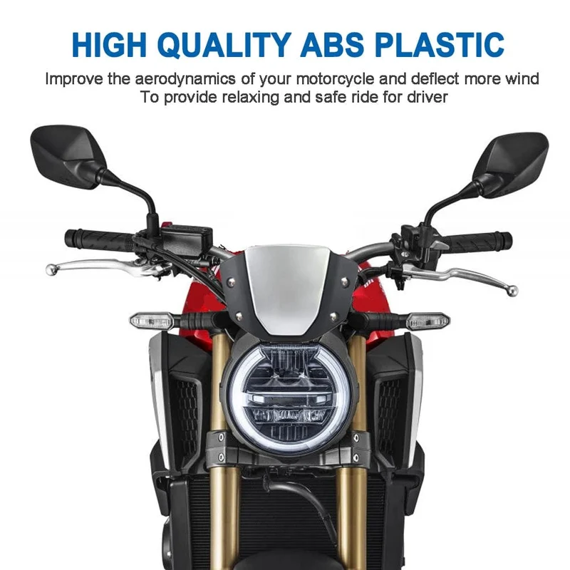 Cb650r Windschutzscheibe Motorrad Windschutz Für Honda CB650R 2019-2023 CB1000R 2018-2020 Vorne Sport Windabweiser Schutz Abdeckung