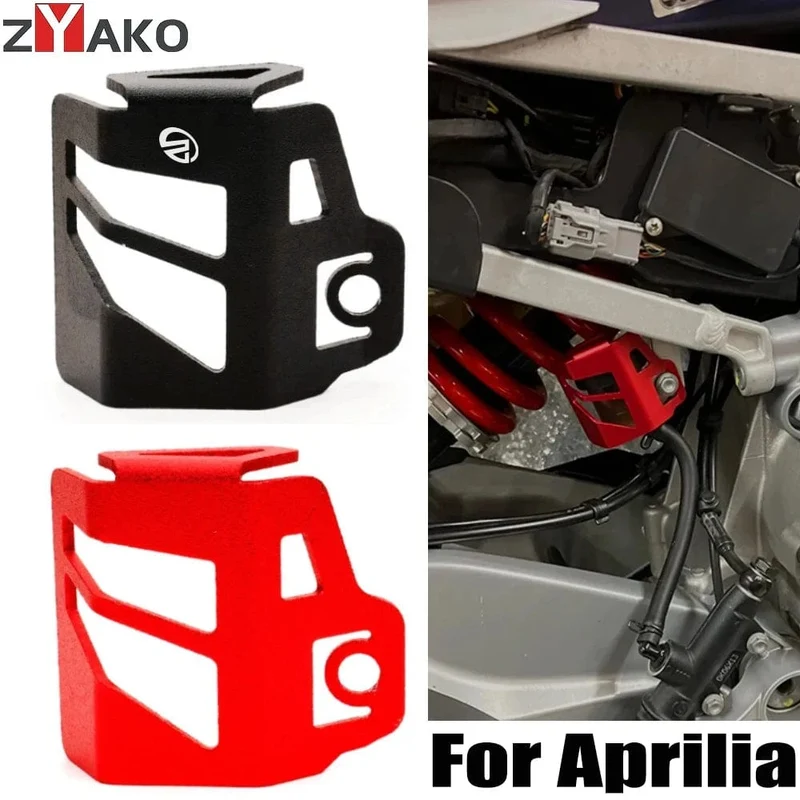 Für Aprilia RS660 RS457 TUAREG 660 2022 Tuareg660 2023 2024 Motorrad CNC Hinten Brems Flüssigkeit Reservoir Schutz Abdeckung Öl Tasse Schutz