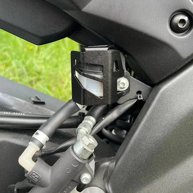 Für Aprilia RS660 RS457 TUAREG 660 2022 Tuareg660 2023 2024 Motorrad CNC Hinten Brems Flüssigkeit Reservoir Schutz Abdeckung Öl Tasse Schutz