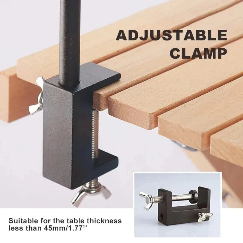 WESTTUNE 4-teiliger Camping-Laternenständer aus Aluminiumlegierung, abnehmbarer Lampenmast, tragbarer Außenlichthalter, zusammenklappbarer Lampenaufhänger