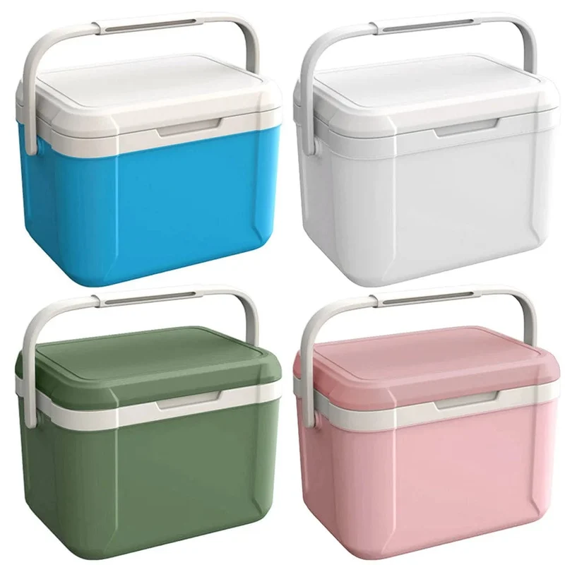 5L/6L Mini-Kühlschrank fürs Auto Picknick-Kühlschränke Wärme- und Kältekonservierung für Camping im Freien Frischhalte-Kühlbox Picknicktasche