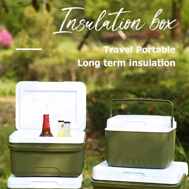 5L/6L Mini-Kühlschrank fürs Auto Picknick-Kühlschränke Wärme- und Kältekonservierung für Camping im Freien Frischhalte-Kühlbox Picknicktasche