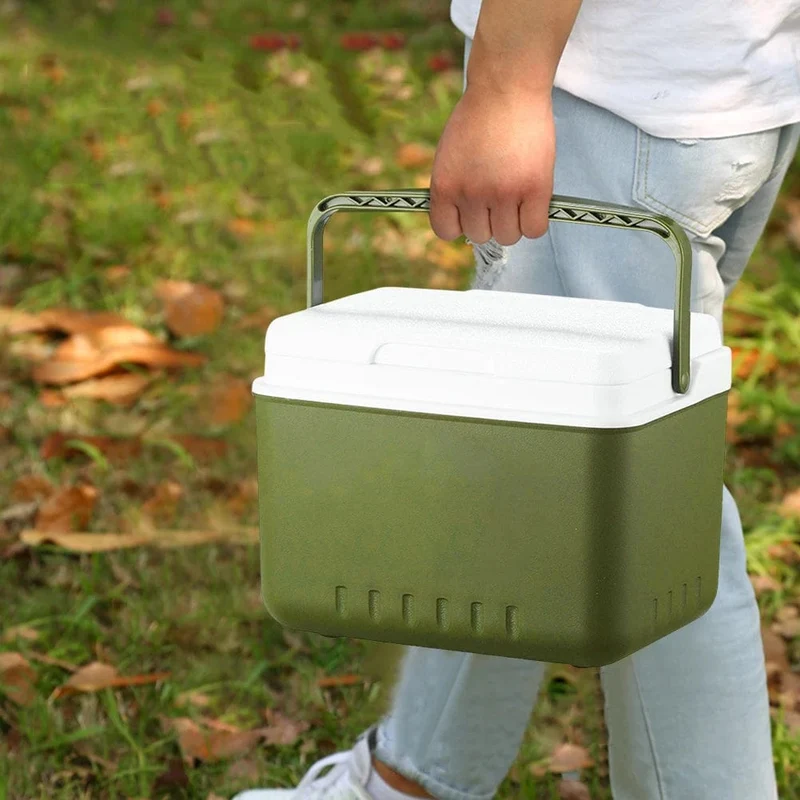 5L/6L Mini-Kühlschrank fürs Auto Picknick-Kühlschränke Wärme- und Kältekonservierung für Camping im Freien Frischhalte-Kühlbox Picknicktasche