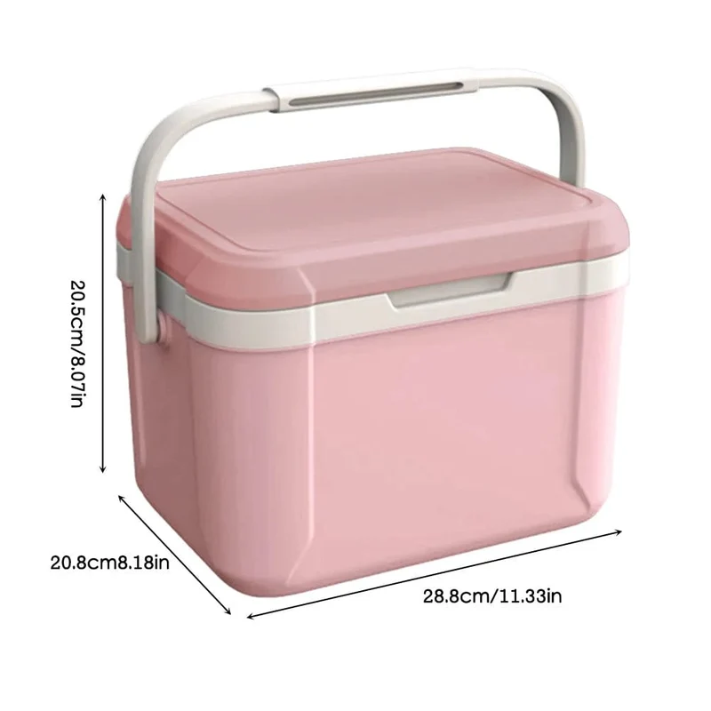 5L/6L Mini-Kühlschrank fürs Auto Picknick-Kühlschränke Wärme- und Kältekonservierung für Camping im Freien Frischhalte-Kühlbox Picknicktasche