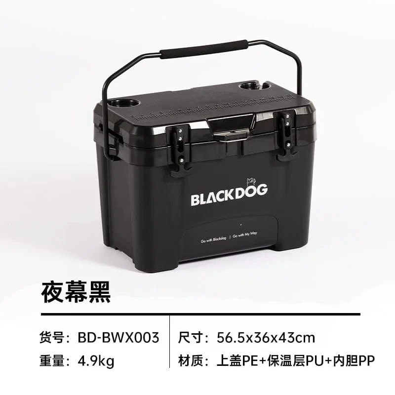 Naturehike-Blackdog 26L Outdoor Camping Inkubator Kühlschrank Tragbare Auto Eis Eimer Camping PP Inkubator