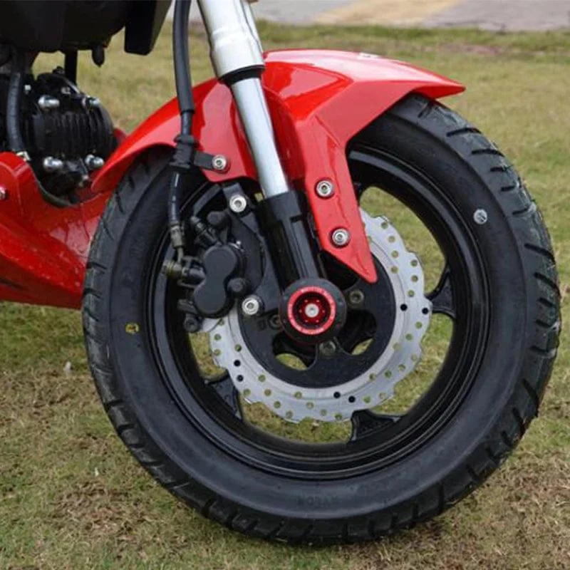 2 Stücke Universal Motorrad Crash Protector Aluminium Gabelschutz Motorrad Motorrad Radschutz Crash Cap Slider