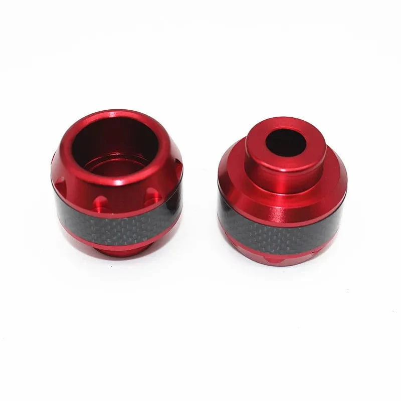 2 Stücke Universal Motorrad Crash Protector Aluminium Gabelschutz Motorrad Motorrad Radschutz Crash Cap Slider