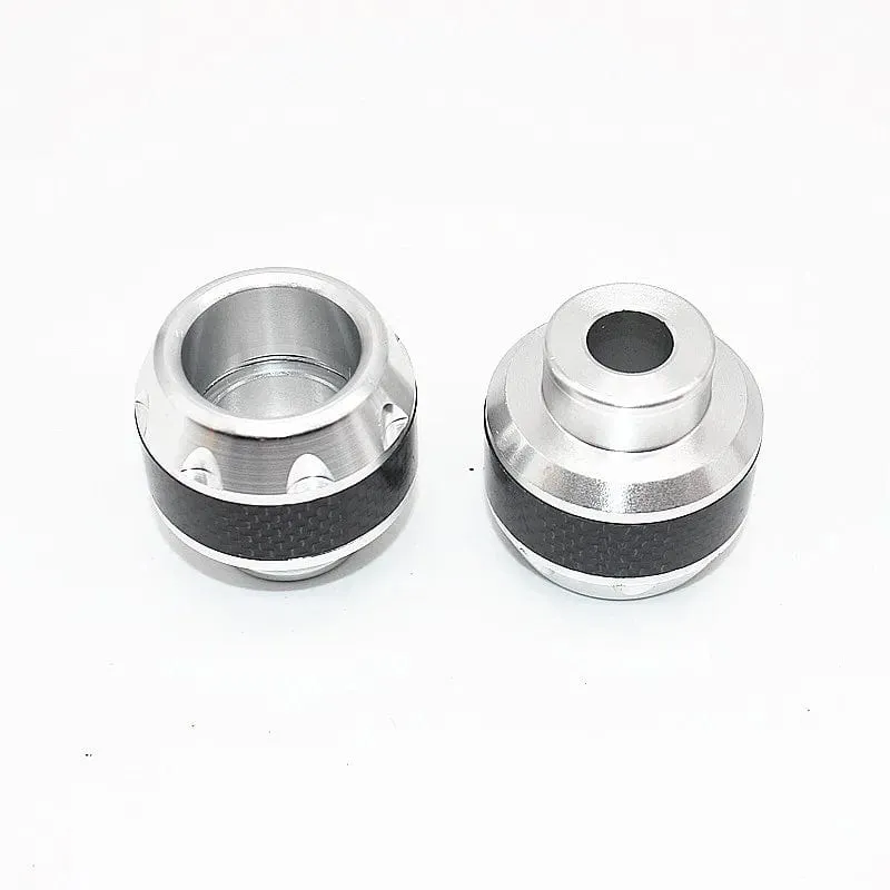 2 Stücke Universal Motorrad Crash Protector Aluminium Gabelschutz Motorrad Motorrad Radschutz Crash Cap Slider
