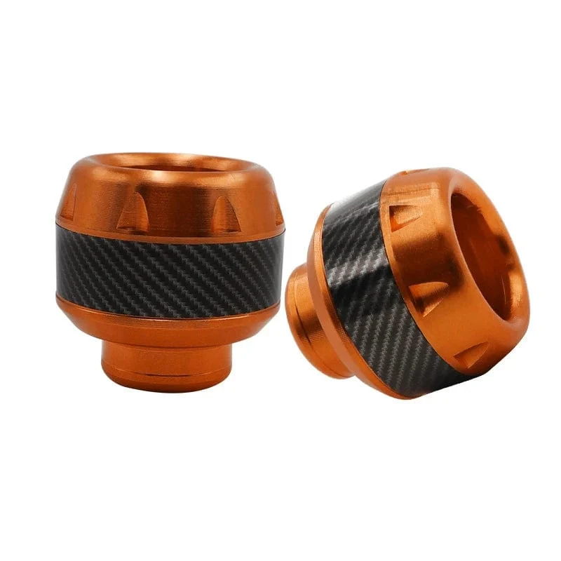 2 Stücke Universal Motorrad Crash Protector Aluminium Gabelschutz Motorrad Motorrad Radschutz Crash Cap Slider
