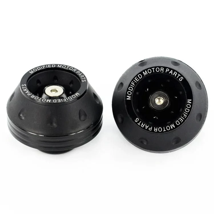 2 Stücke Universal Motorrad Crash Protector Aluminium Gabelschutz Motorrad Motorrad Radschutz Crash Cap Slider