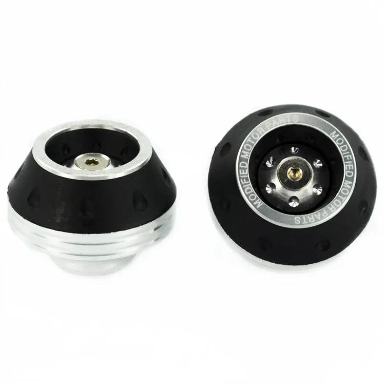 2 Stücke Universal Motorrad Crash Protector Aluminium Gabelschutz Motorrad Motorrad Radschutz Crash Cap Slider
