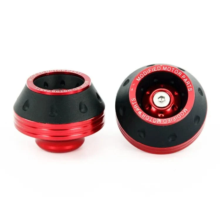 2 Stücke Universal Motorrad Crash Protector Aluminium Gabelschutz Motorrad Motorrad Radschutz Crash Cap Slider