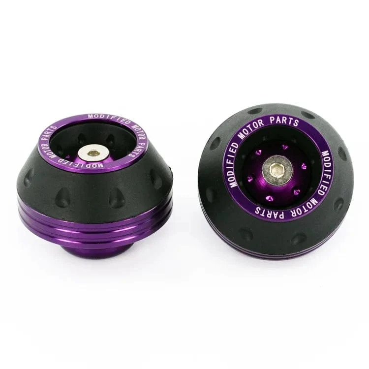 2 Stücke Universal Motorrad Crash Protector Aluminium Gabelschutz Motorrad Motorrad Radschutz Crash Cap Slider