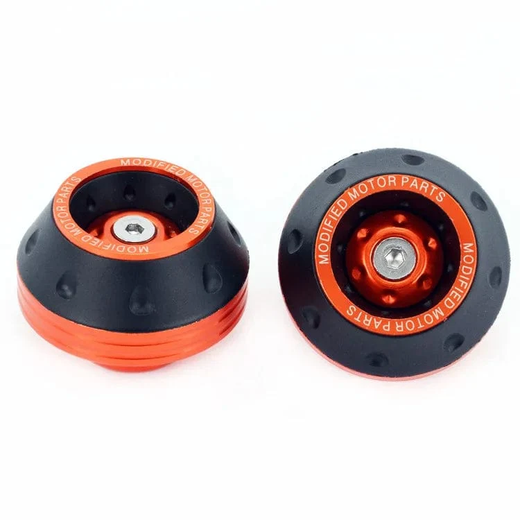 2 Stücke Universal Motorrad Crash Protector Aluminium Gabelschutz Motorrad Motorrad Radschutz Crash Cap Slider