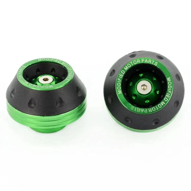 2 Stücke Universal Motorrad Crash Protector Aluminium Gabelschutz Motorrad Motorrad Radschutz Crash Cap Slider