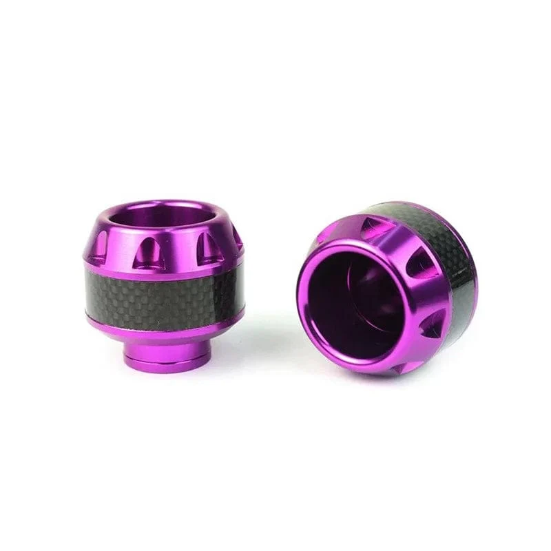 2 Stücke Universal Motorrad Crash Protector Aluminium Gabelschutz Motorrad Motorrad Radschutz Crash Cap Slider
