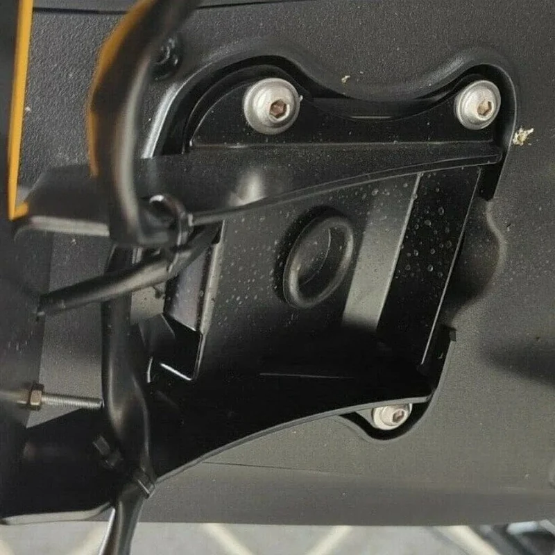 Für Yamaha MT-09 MT09 MT 09 SP 2021 2022 Heckfender-Registrierungshalterung Kennzeichenhalter Rahmen Heck ordentlich mit LED-Licht