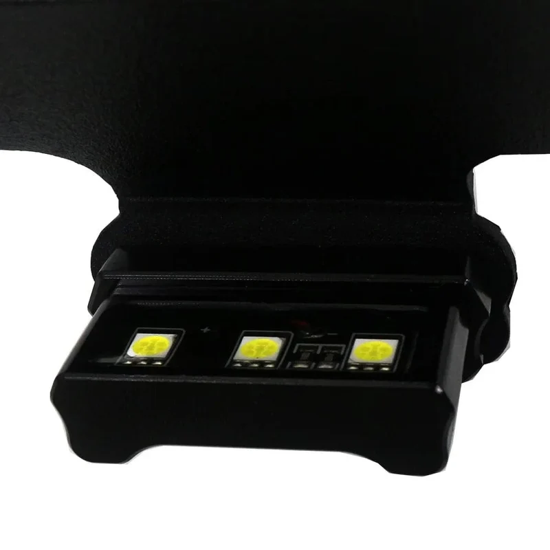 Für Yamaha MT-09 MT09 MT 09 SP 2021 2022 Heckfender-Registrierungshalterung Kennzeichenhalter Rahmen Heck ordentlich mit LED-Licht