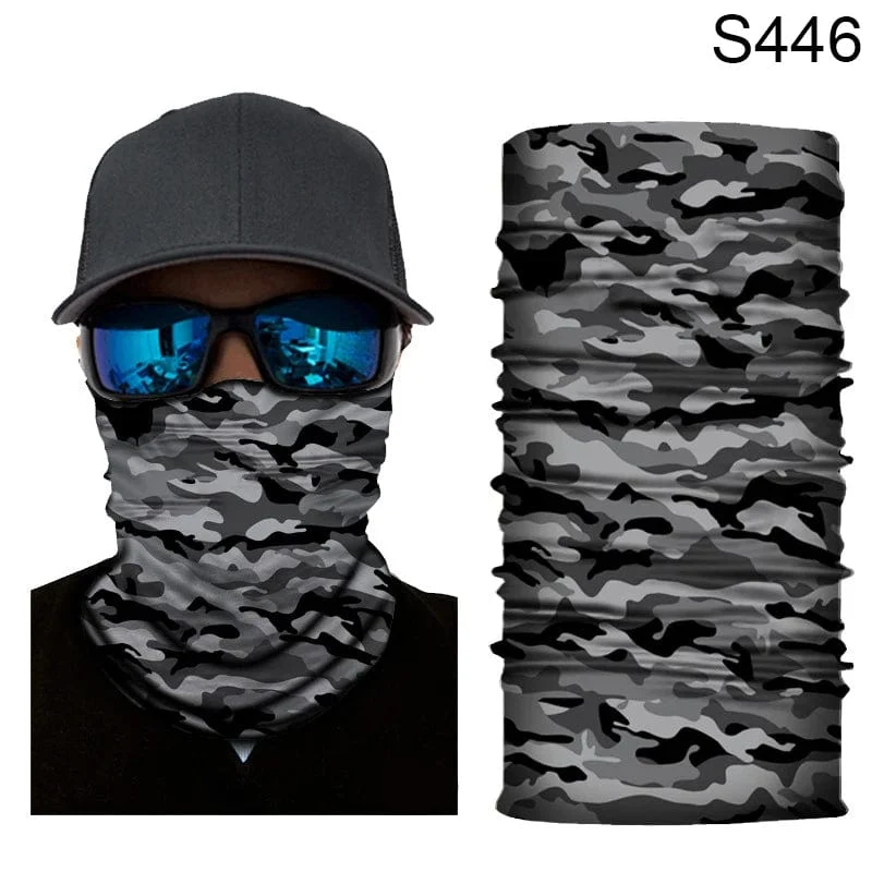 Camouflage Radfahren Gesichtsmaske Taktischer Militärschal Halstuch Männer Nahtlose Bandana Frauen Stirnband Sturmhaube Tube Gesichtsschutz