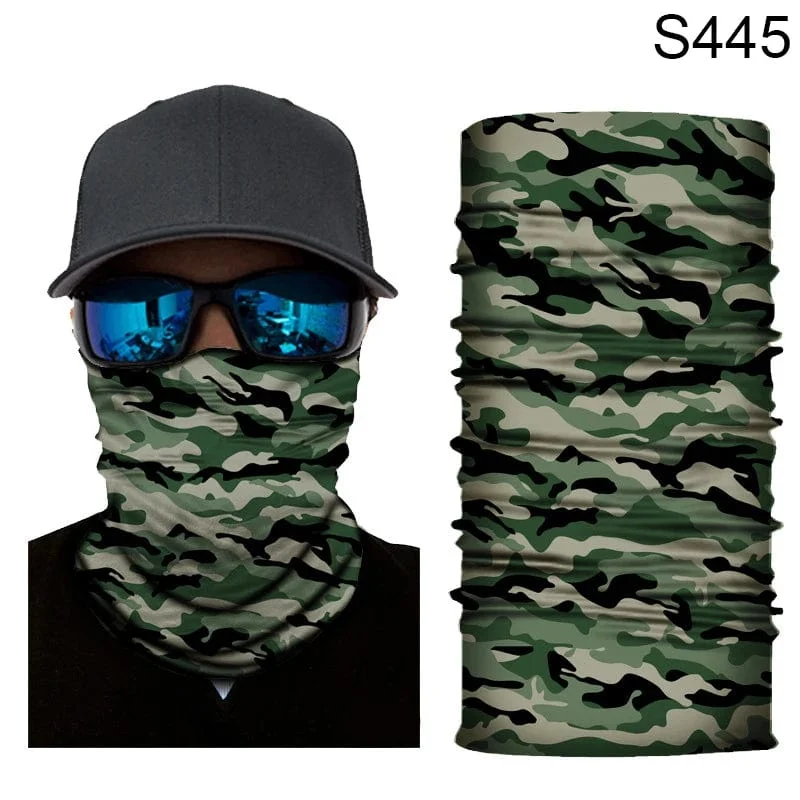 Camouflage Radfahren Gesichtsmaske Taktischer Militärschal Halstuch Männer Nahtlose Bandana Frauen Stirnband Sturmhaube Tube Gesichtsschutz