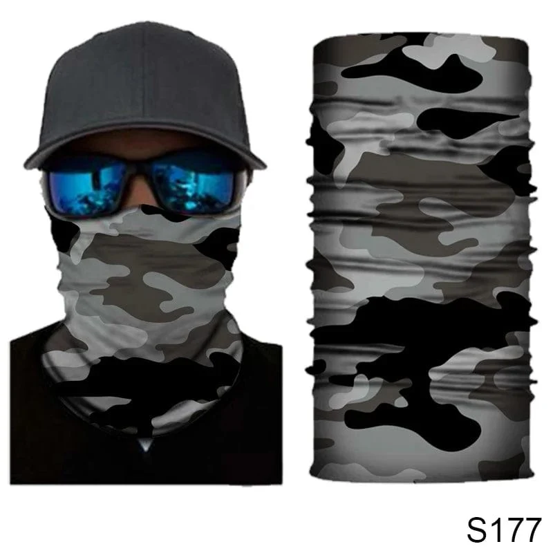 Camouflage Radfahren Gesichtsmaske Taktischer Militärschal Halstuch Männer Nahtlose Bandana Frauen Stirnband Sturmhaube Tube Gesichtsschutz