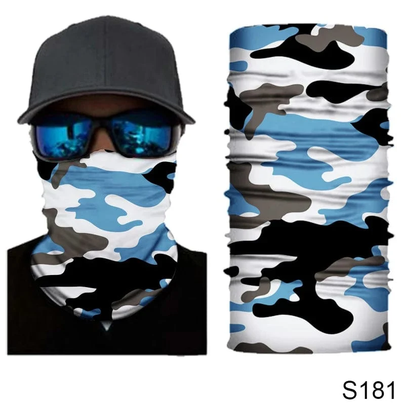 Camouflage Radfahren Gesichtsmaske Taktischer Militärschal Halstuch Männer Nahtlose Bandana Frauen Stirnband Sturmhaube Tube Gesichtsschutz
