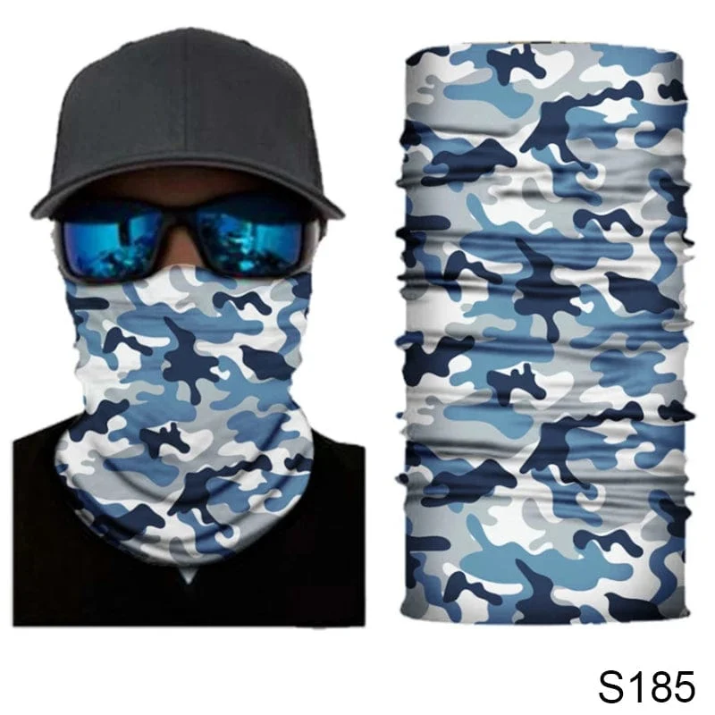Camouflage Radfahren Gesichtsmaske Taktischer Militärschal Halstuch Männer Nahtlose Bandana Frauen Stirnband Sturmhaube Tube Gesichtsschutz